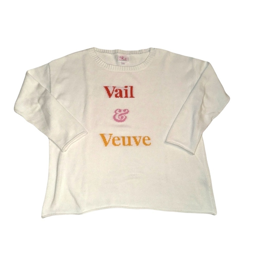 Pink Pineapple Women’s VAIL & VEUVE Knit Après Ski Oversized Sweater XXS